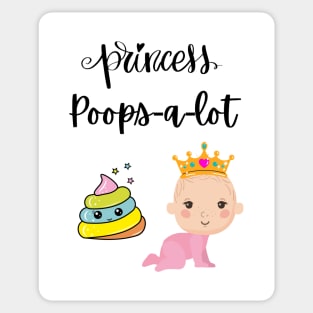 Princess Poops-A-Lot Sticker
